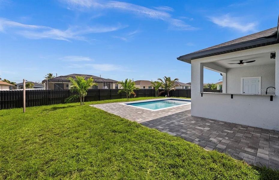 Exterior details and patio area of a home in , Cape Coral (Image 28).