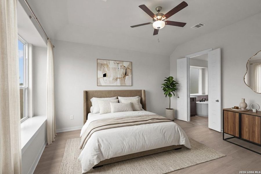 Furnished interior view inside a new home in Buffalo Crossing, Cibolo (Image 16).