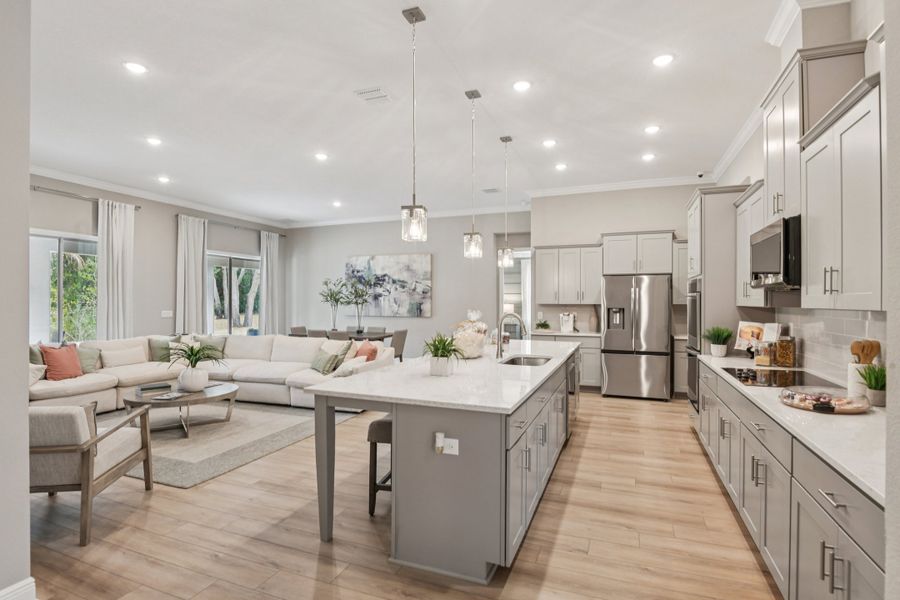 Representative furnished interior of a home built from the Livorno by Maronda Homes in Royal Highlands, Weeki Wachee (Image 10).