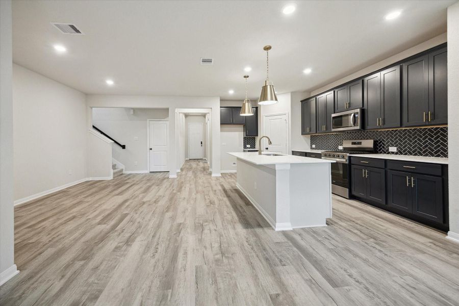 Furnished interior view inside a new home in Elyson, Katy (Image 5).