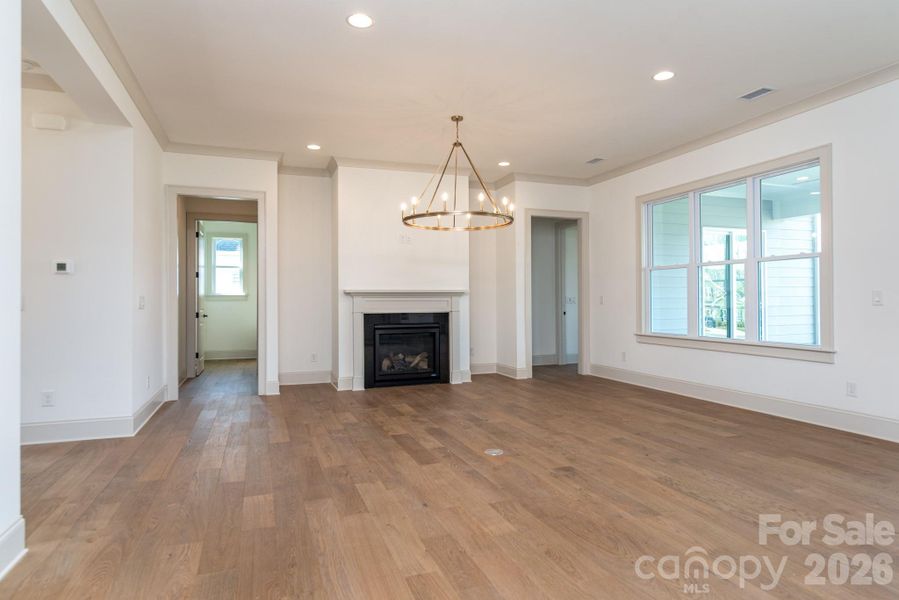 Spacious, unfurnished interior of a new home in Bailey's Glen, Huntersville (Image 21).