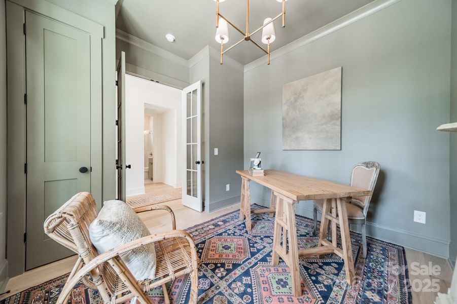 Furnished interior view inside a new home in , Charlotte (Image 34).