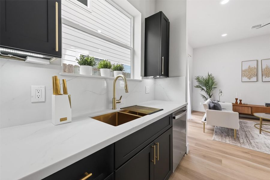 Furnished interior view inside a new home in , Houston (Image 30).