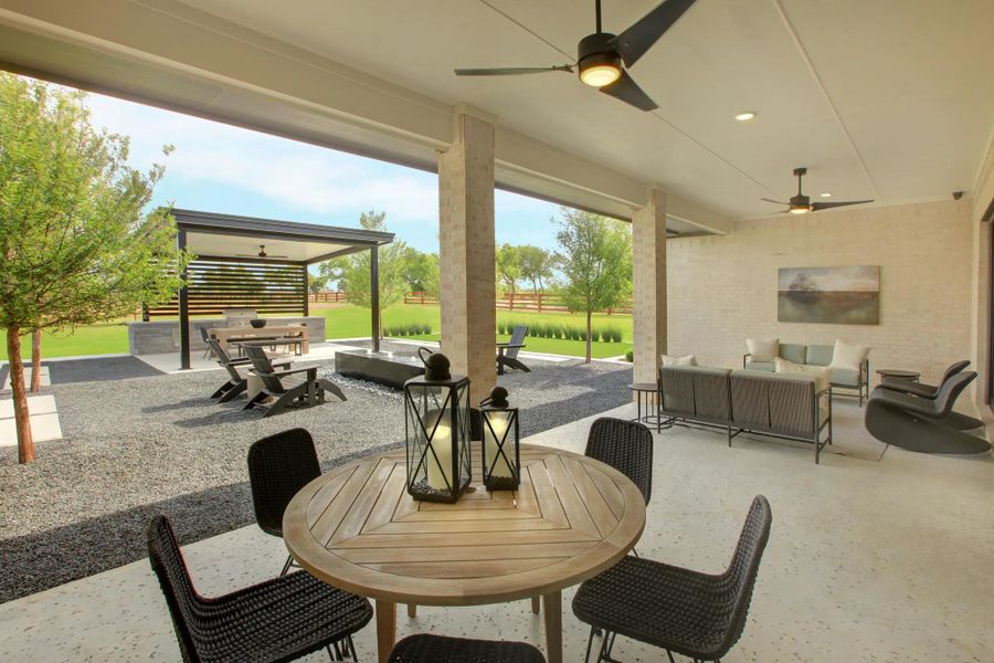 The Grandview Outdoor Living Area The Grandview Outdoor Living Area