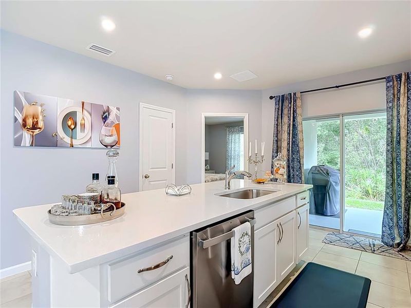 Furnished interior view inside a new home in , New Port Richey (Image 32).