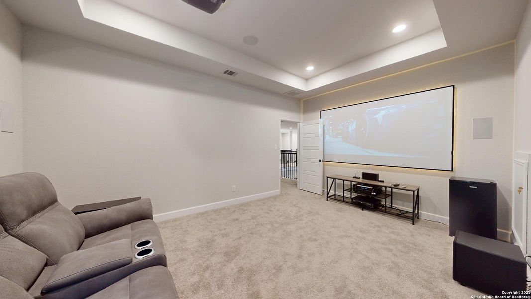 Furnished interior view inside a new home in Weston Oaks 55', San Antonio (Image 56).
