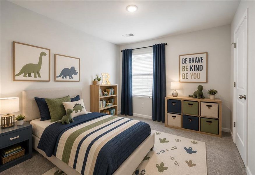 Furnished interior view inside a new home in Vickers Point - Single Family, Fairburn (Image 36).