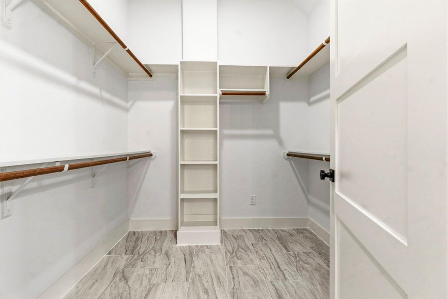 Spacious master closet! Spacious master closet!