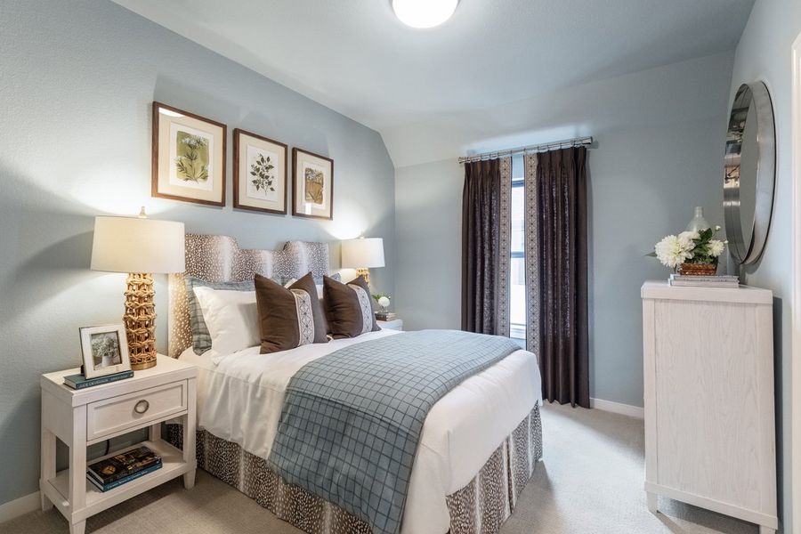 Representative Secondary Bedroom - some options shown