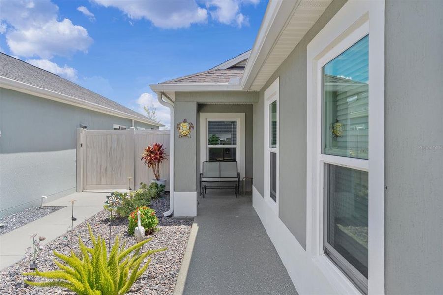 Exterior details and patio area of a home in , The Villages (Image 27).