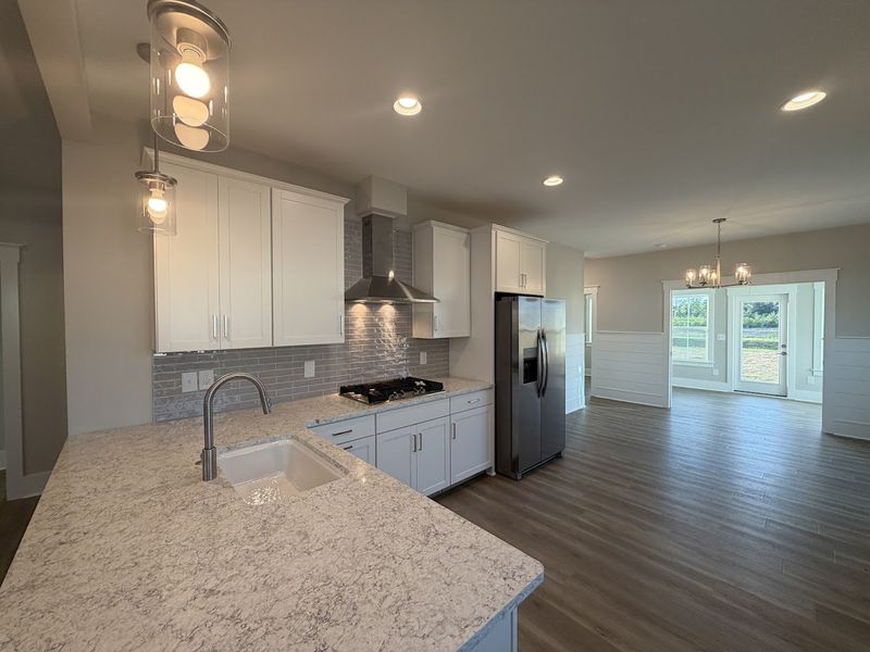Furnished interior view inside a new home in Songbird, Hampstead (Image 8).