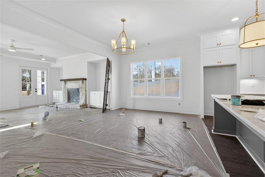 In-progress construction of a new home in , Suwanee, GA (Image 50). In-progress construction of a new home in , Suwanee, GA (Image 50).