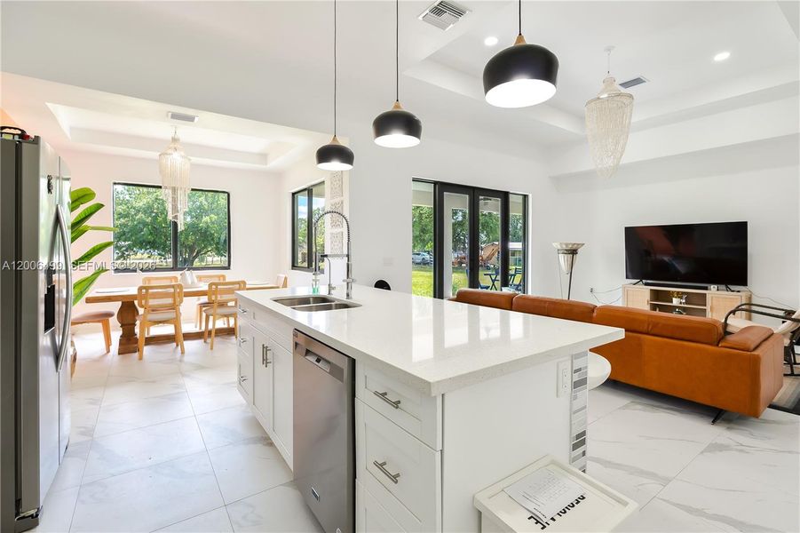 Furnished interior view inside a new home in , Clewiston (Image 5).