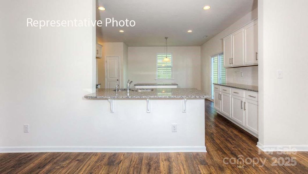 Furnished interior view inside a new home in Secrest Commons, Monroe (Image 2).