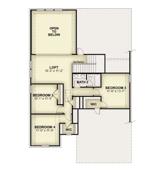 2D floor plan layout for the Freedom by Rockwell Homes in Walden Pond, Forney, TX (Image 41).