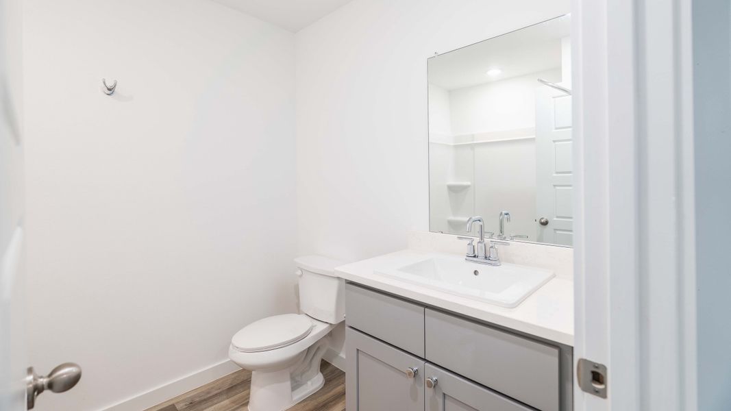 Furnished interior view inside a new home in Overlook West, Wolfforth (Image 7). Furnished interior view inside a new home in Overlook West, Wolfforth (Image 7).