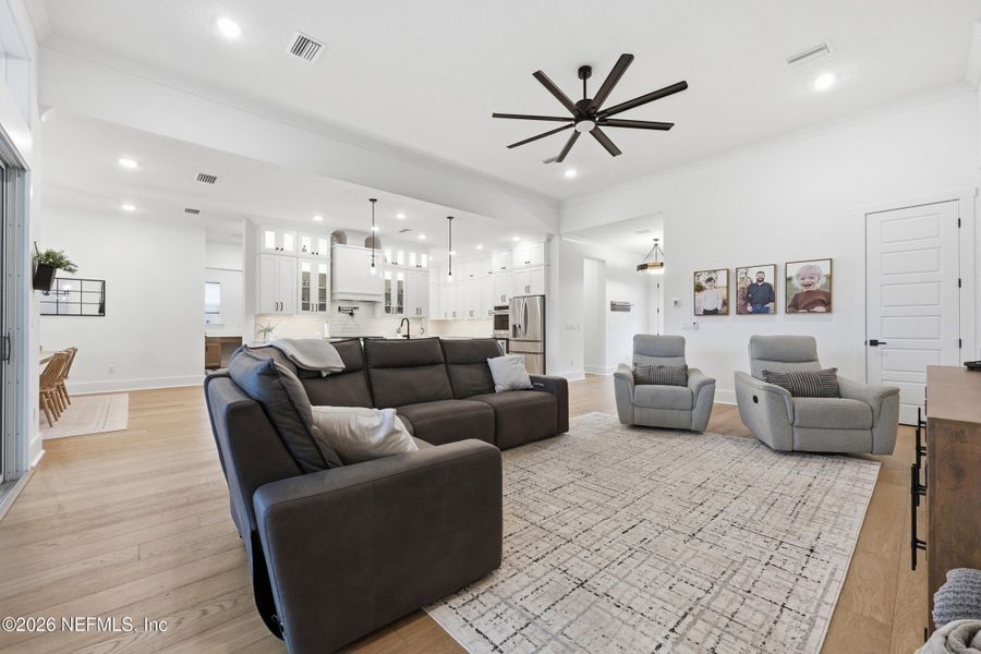 Furnished interior view inside a new home in Seven Pines 70' Rear Entry, Jacksonville (Image 8).
