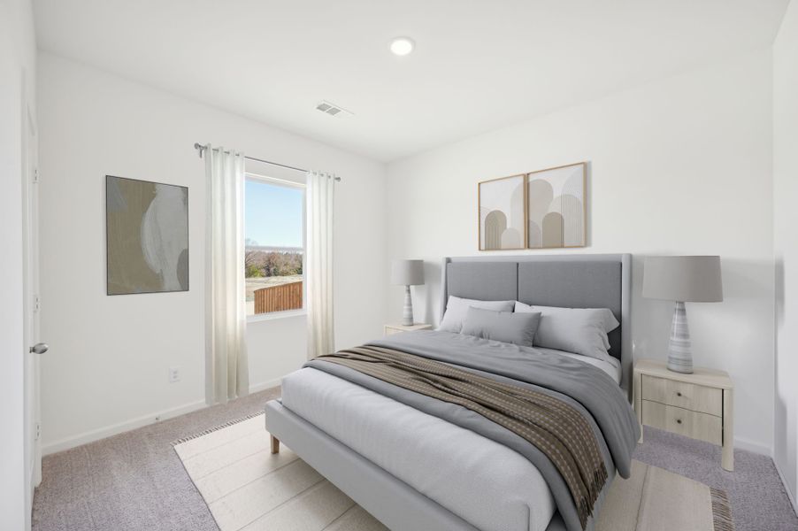 Representative furnished interior of a home built from the Firefly by Starlight Homes in Noble Ridge, Howe (Image 11).