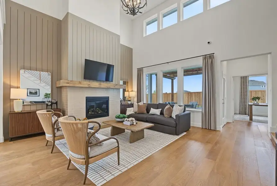 Furnished interior view inside a new home in Leonard Trails, Anna (Image 23).