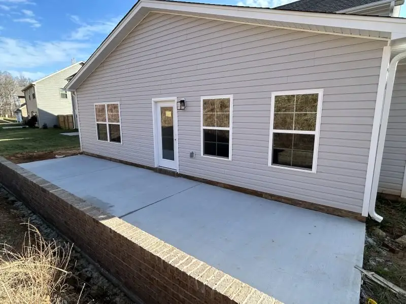 Exterior details and patio area of a home in Miller's Reserve, Winston-Salem (Image 3).