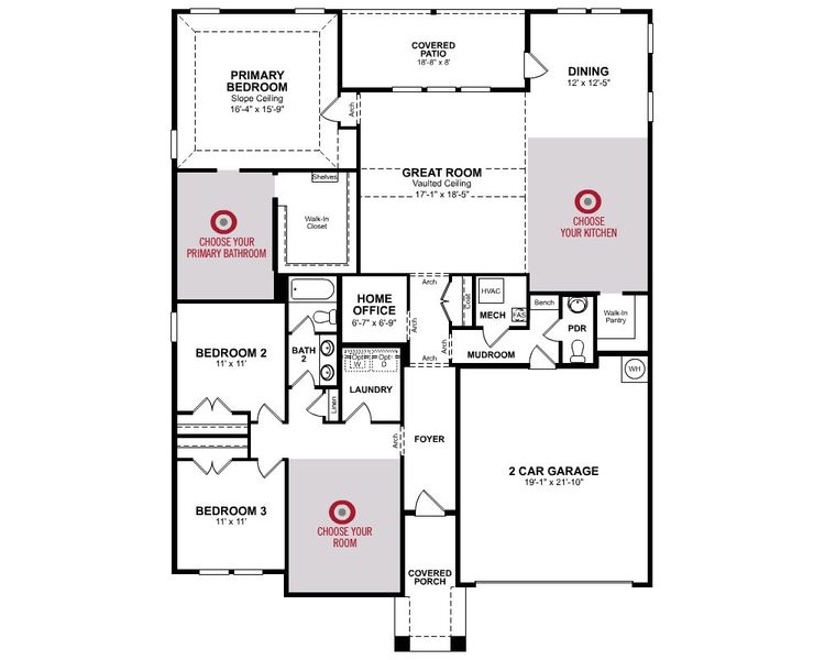 2D floor plan layout of this home in Heath Golf and Yacht Club, Heath, TX (Image 4). 2D floor plan layout of this home in Heath Golf and Yacht Club, Heath, TX (Image 4).