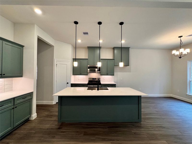 Furnished interior view inside a new home in Encino Estates, Dayton (Image 4).