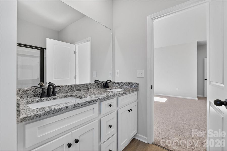 Furnished interior view inside a new home in Stagecoach Station, Gastonia (Image 10).