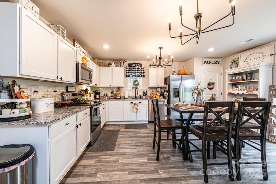 Furnished interior view inside a new home in , Newton (Image 33).