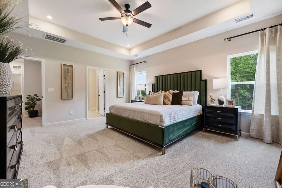 Furnished interior view inside a new home in Cobblestone Crossing Commons, Byron (Image 20).