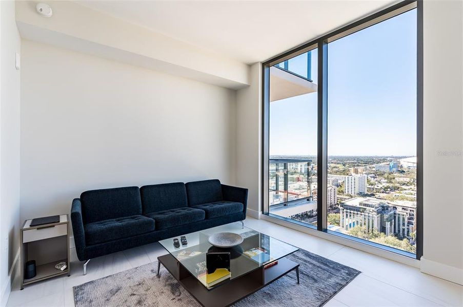 Furnished interior view inside a new home in , St. Petersburg (Image 9).