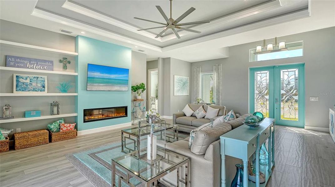 Furnished interior view inside a new home in , Punta Gorda (Image 15). Furnished interior view inside a new home in , Punta Gorda (Image 15).