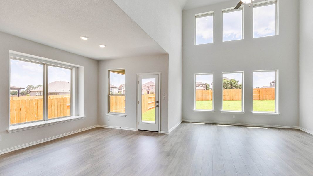 Furnished interior view inside a new home in Oaks at San Gabriel, Georgetown (Image 8).