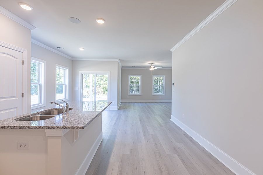 Image 46 representing the Habersham II by Great Southern Homes in Old Charleston Acres, Pelion, SC.