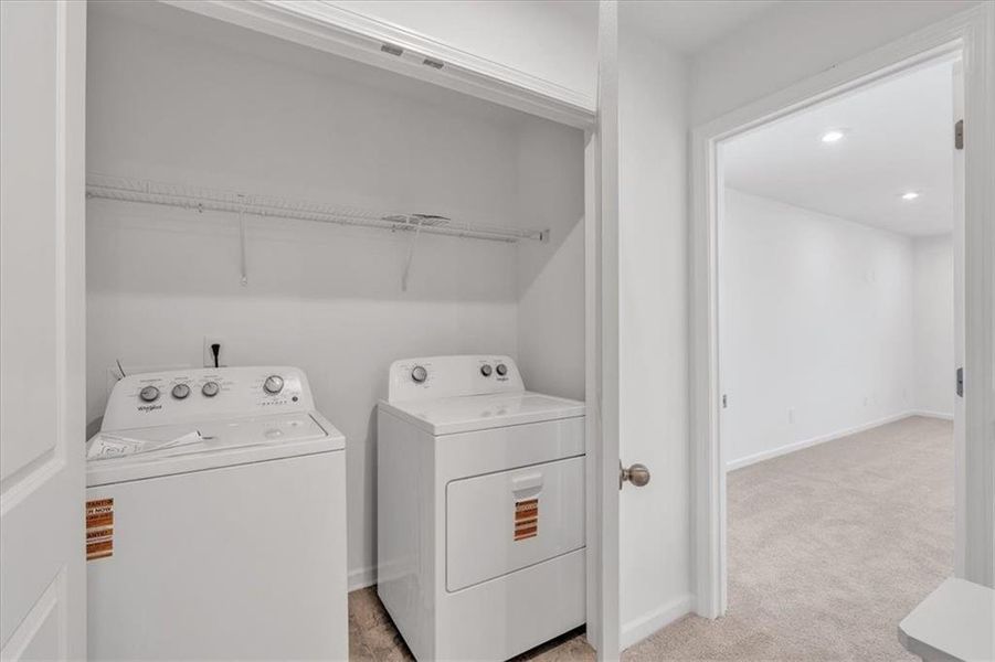 Furnished interior view inside a new home in The View at Groover's Lake, Lithia Springs (Image 11).