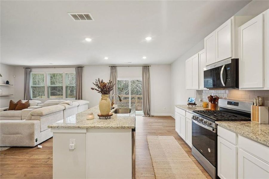 Furnished interior view inside a new home in Ashley Falls, Douglasville (Image 9).