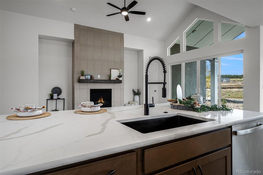 Close-up of interior finishes inside a home in Wolf Ranch - Enclave Collection, Colorado Springs (Image 19).
