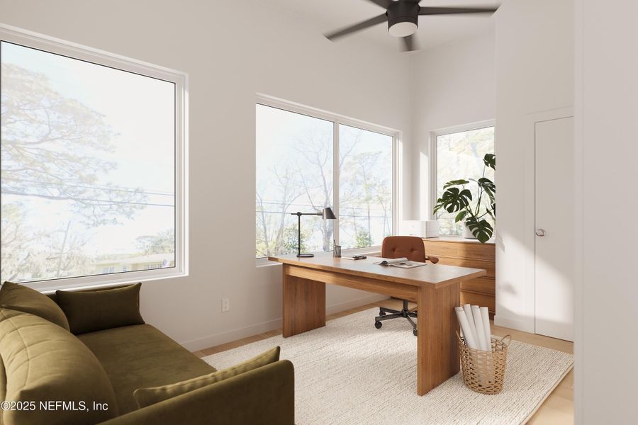 Furnished interior view inside a new home in , St. Augustine Beach (Image 8).