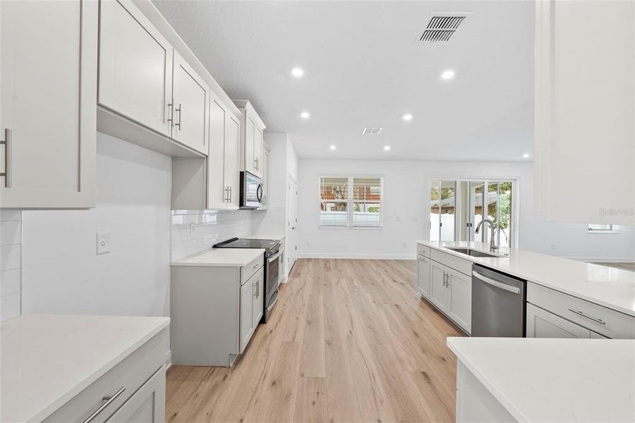 Furnished interior view inside a new home in , St. Petersburg (Image 15).