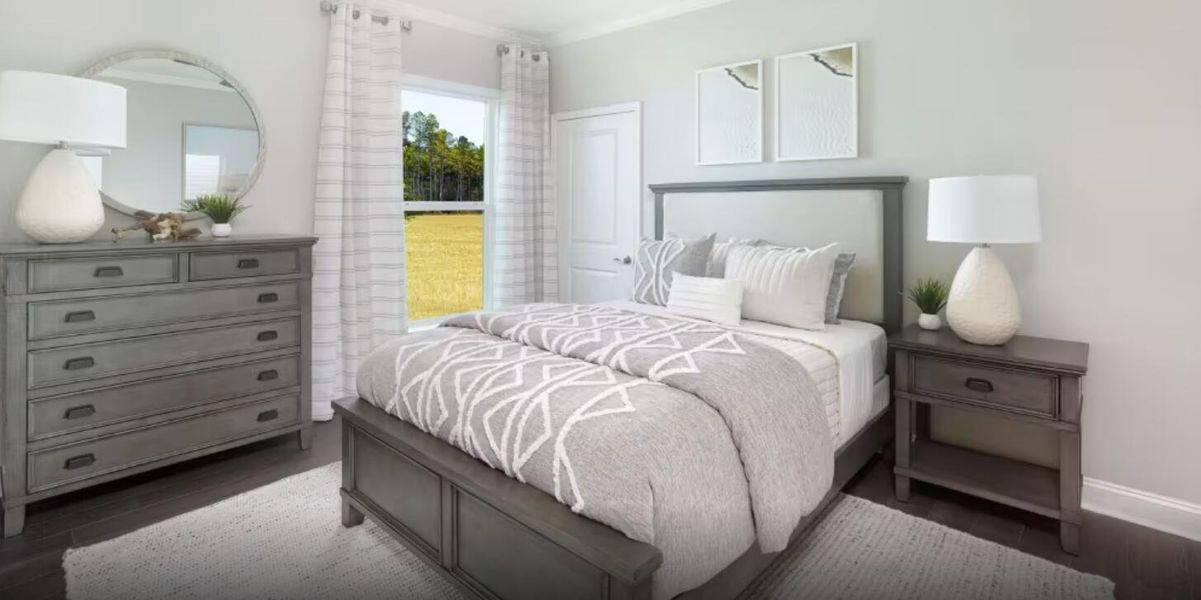 Furnished interior view inside a new home in Sea Island Preserve, Johns Island (Image 12).