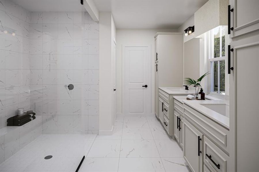 Representative furnished interior of a home built from the Lewis by Ryan Homes in Laurel Preserve, Kingsland (Image 9).