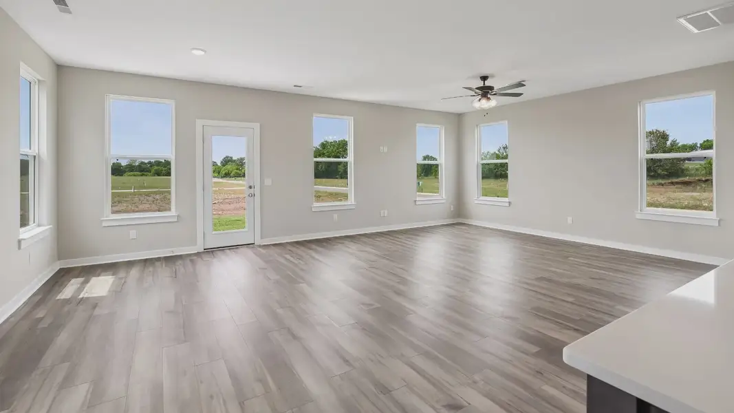 First Floor with hard surface flooring and bright natural light through windows First Floor with hard surface flooring and bright natural light through windows