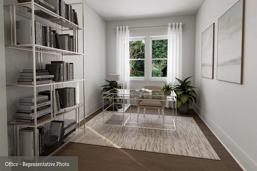 Representative furnished interior of a home built from the The Liam by David Weekley Homes in Furst Ranch, Bartonville (Image 6). Representative furnished interior of a home built from the The Liam by David Weekley Homes in Furst Ranch, Bartonville (Image 6).