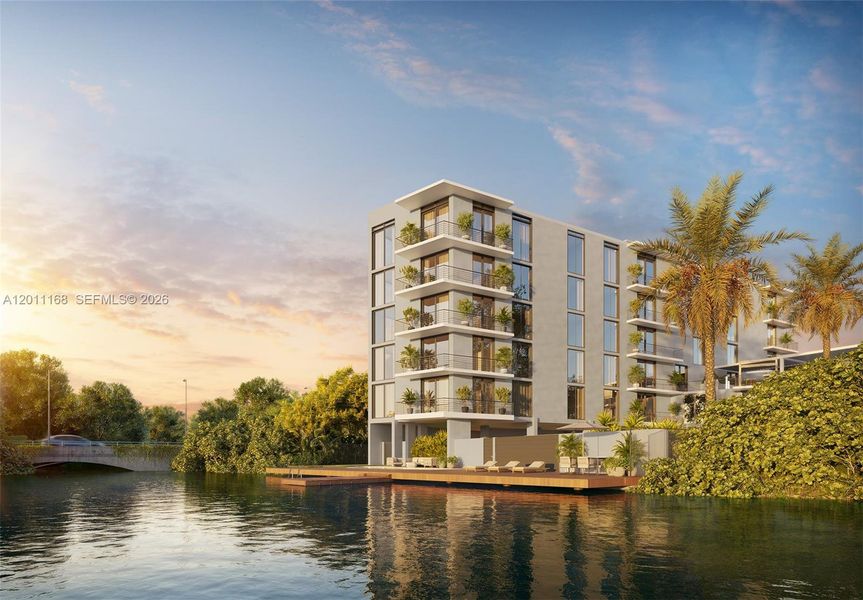 Condo located in Miami, FL showcasing its design and architecture (Image 3). Condo located in Miami, FL showcasing its design and architecture (Image 3).
