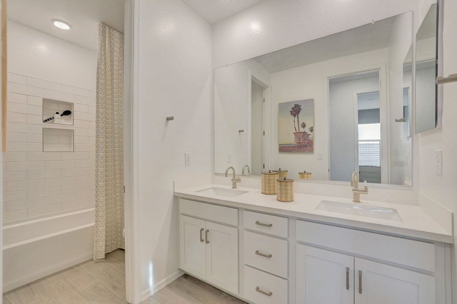 Representative furnished interior of a home built from the Lagoon by Mattamy Homes in Tyler Ranch, Buckeye (Image 41).