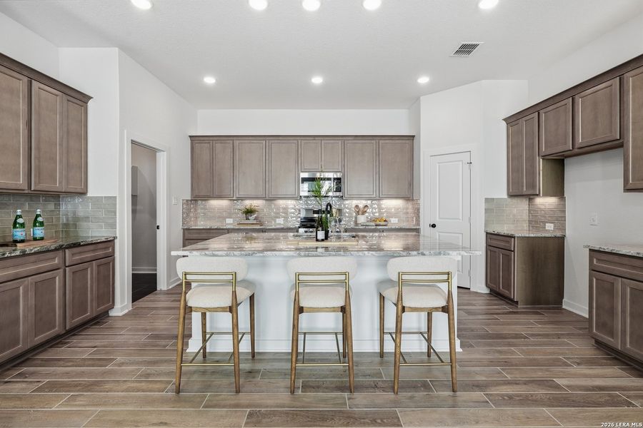 Furnished interior view inside a new home in The Crossvine, Schertz (Image 8).