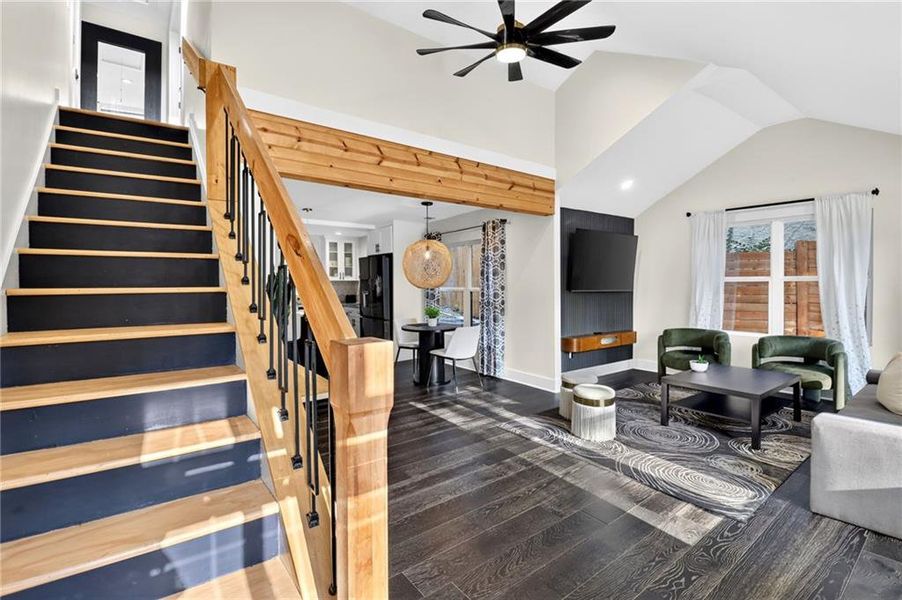 Furnished interior view inside a new home in , Atlanta (Image 5).