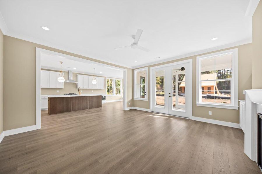 Spacious, unfurnished interior of a new home in , Awendaw (Image 32).