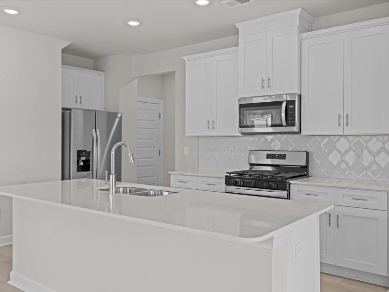 Furnished interior view inside a new home in Creek Ridge - Heritage Collection, Spartanburg (Image 4).