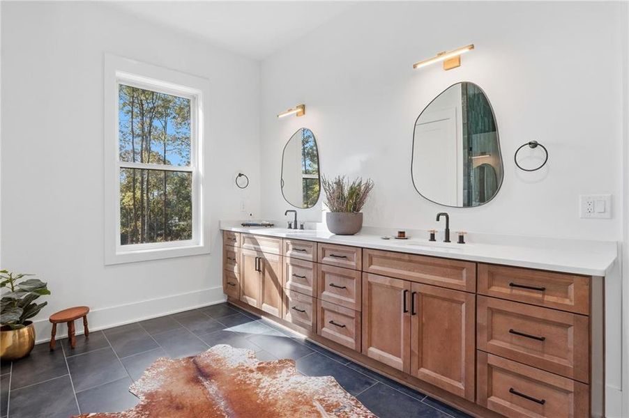 Furnished interior view inside a new home in , Cartersville (Image 19).
