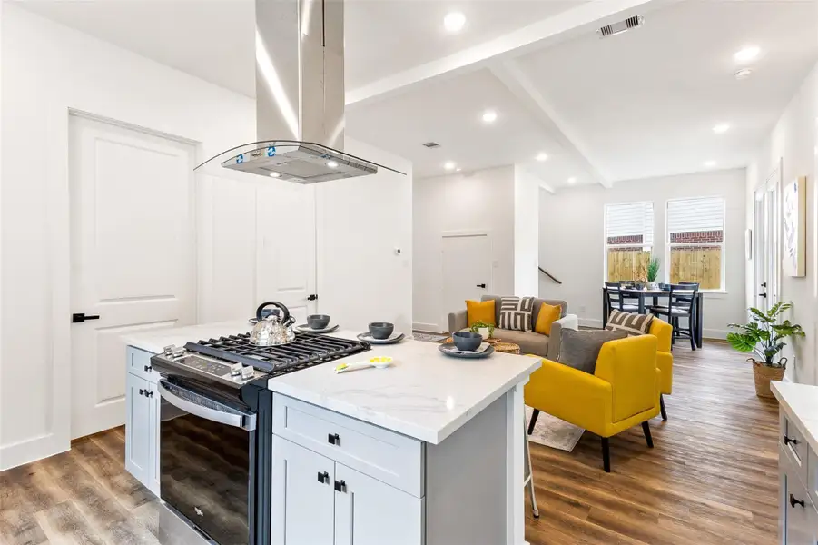 Furnished interior view inside a new home in , Spring (Image 8).